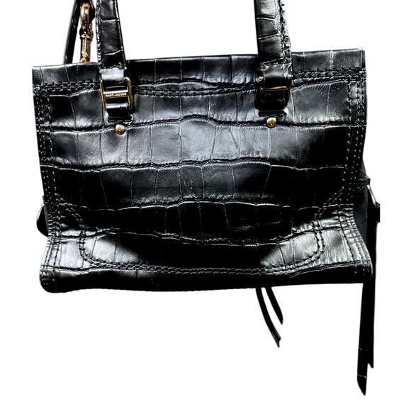 Marc Jacobs Mini Cruiser Crocodile-Embossed Leather Satchel Purse - $495 Retail - Picture 3 of 10